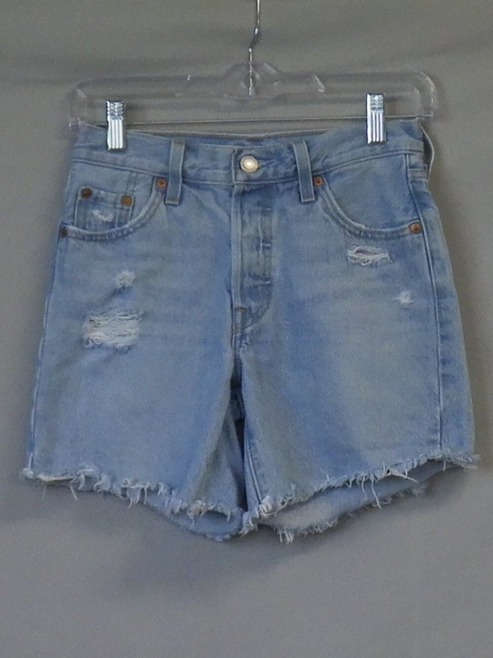Levi Strauss Co. 501 Button Fly Denim Jean Shorts